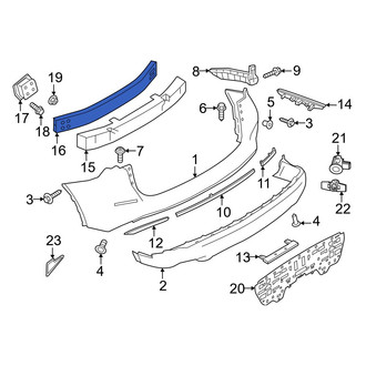 Nissan OE - Rear Bumper Impact Bar