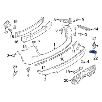 Nissan OE - Rear Outer Parking Aid Sensor Housing
