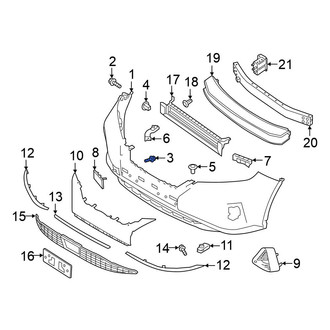 Nissan OE - Bumper Cover Screw