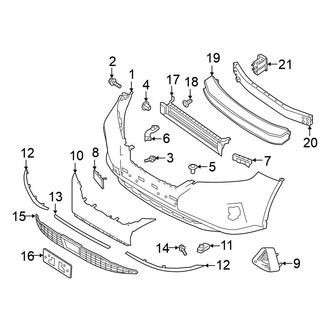 Nissan OE - Front Bumper - Bumper & Components