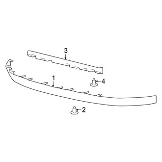Nissan OE - Front Bumper - Spoiler