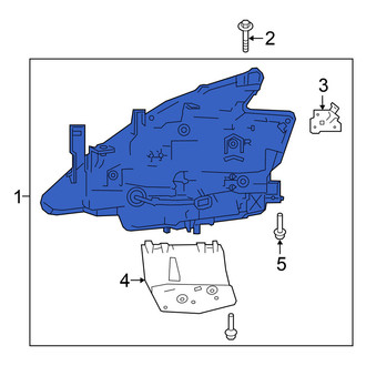 Nissan OE - Front Right Headlight Assembly