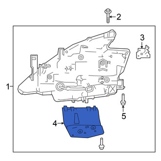 Nissan OE - Right Lower Headlight Bracket