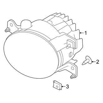 Nissan OE - Front Lamps - Fog Lamps