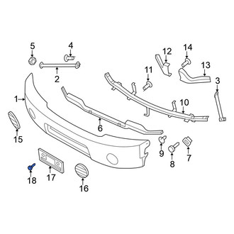 Nissan OE - Front Reading Light Screw