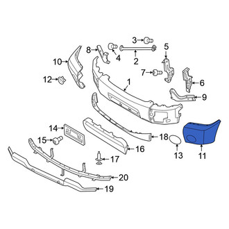 Nissan OE - Front Left Bumper Corner Cover
