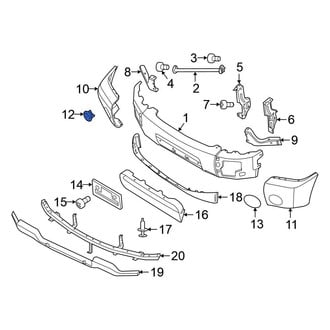Nissan OE - Bumper Corner Cover Clip