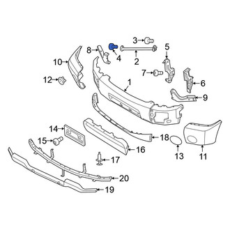 Nissan OE - Bumper Face Bar Nut