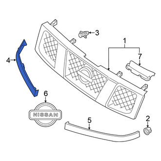 Nissan OE - Front Right Grille Molding