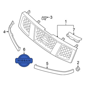 Nissan OE - Front Grille Emblem