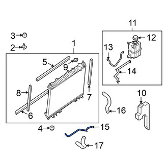 Nissan OE - Automatic Transmission Oil Cooler Hose