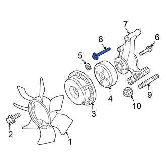 Nissan OE - Engine Cooling Fan Clutch Bolt
