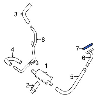 Nissan OE - Engine Oil Cooler Line Gasket