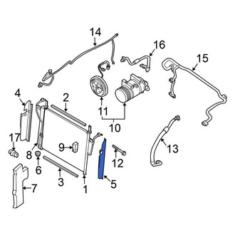 Nissan OE - Left A/C Condenser Seal