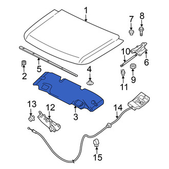 Nissan OE - Hood Insulation Pad