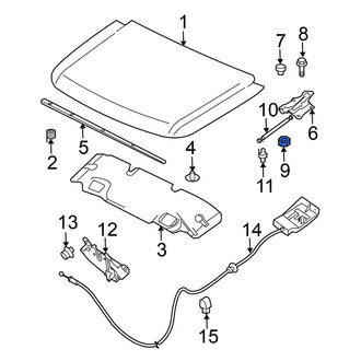 Nissan OE - Hood Hinge Nut