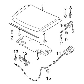 Nissan OE - Hood & Components