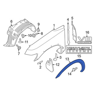 Nissan OE - Front Left Fender Flare