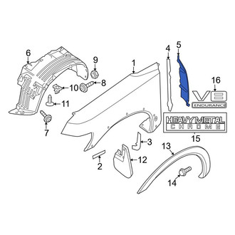 Nissan OE - Front Right Fender Filler Panel
