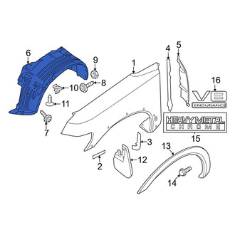 Nissan OE - Front Left Fender Splash Shield