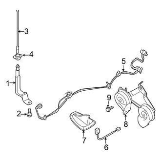 Nissan OE - Electrical - Antenna