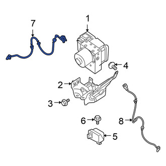 Nissan OE - Front ABS Wheel Speed Sensor