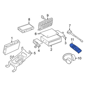 Nissan OE - DVD Player Remote Control