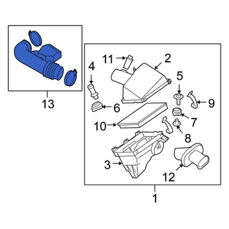 Nissan OE - Engine Air Intake Hose