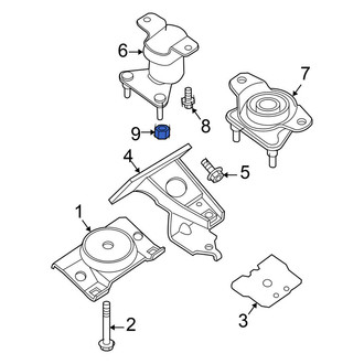 Nissan OE - Automatic Transmission Mount Nut