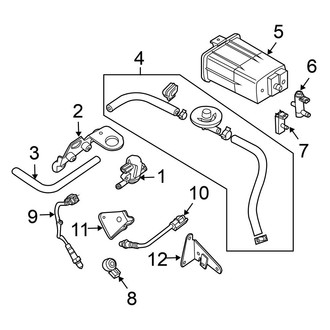 Nissan OE - Emission System - Emission Components