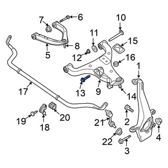 Nissan OE - Suspension Strut Bolt