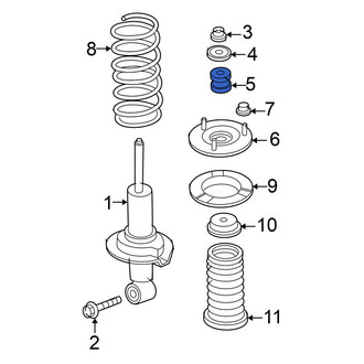 Nissan OE - Front Suspension Shock Absorber & Strut Mount Bushing