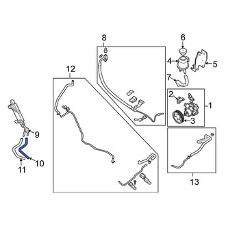 Nissan OE - Power Steering Return Hose