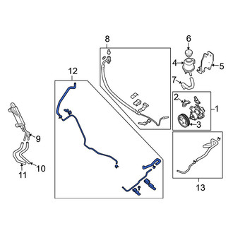 Nissan OE - Power Steering Return Hose