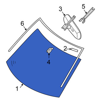 Nissan OE - Front Windshield