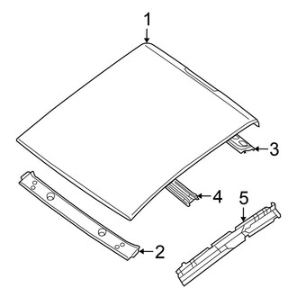Nissan OE - Cab - Roof & Components (King Cab), (PRO-4X / S / SV King Cab)