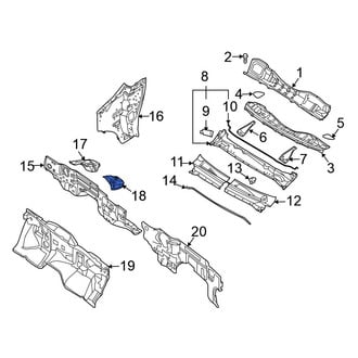 Nissan OE - Left Lower Cowl Insulator