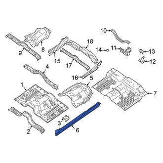 Nissan OE - Left Inner Floor Side Rail