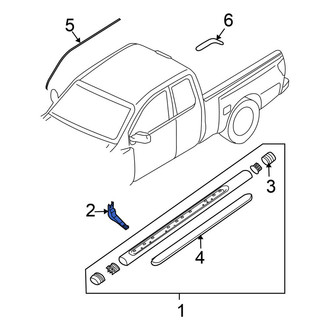 Nissan OE - Running Board Mounting Bracket