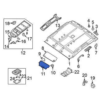 Nissan OE - Left Sun Visor