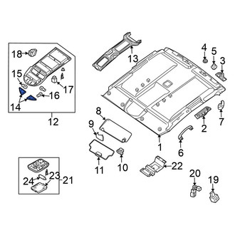 Nissan OE - Map Light Lens