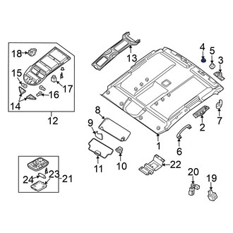 Nissan OE - Headliner Cap