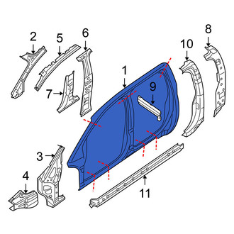 Nissan OE - Left Uniside