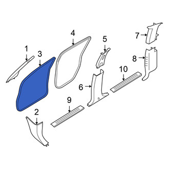 Nissan OE - Front Right Inner Door Seal