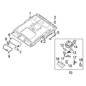Nissan OE - Map Light Bulb