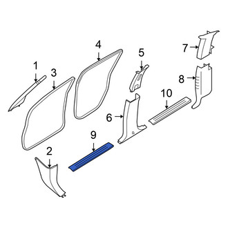 Nissan OE - Front Left Door Sill Plate