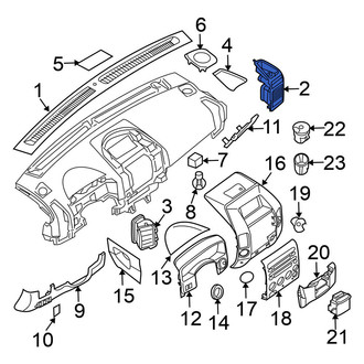 Nissan OE - Left Outer Dashboard Air Vent
