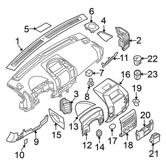 Nissan OE - Instrument Panel Components
