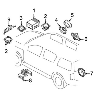 Nissan OE - Instrument Panel - Sound System