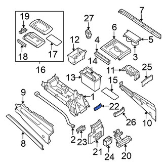 Nissan OE - Console Air Vent